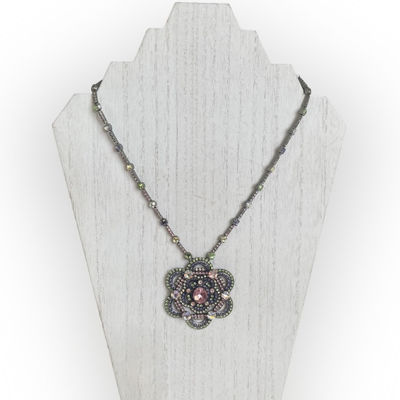 Sorrelli Jewelry - Rare Retired Sorrelli Beautiful Montana Sky Art Deco Style 19" Necklace